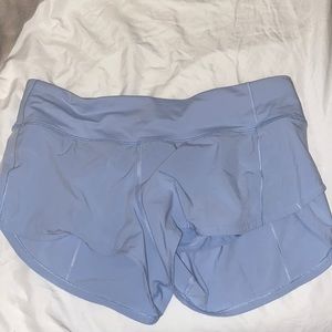 EUC lululemon blue linen size 6 speed ups